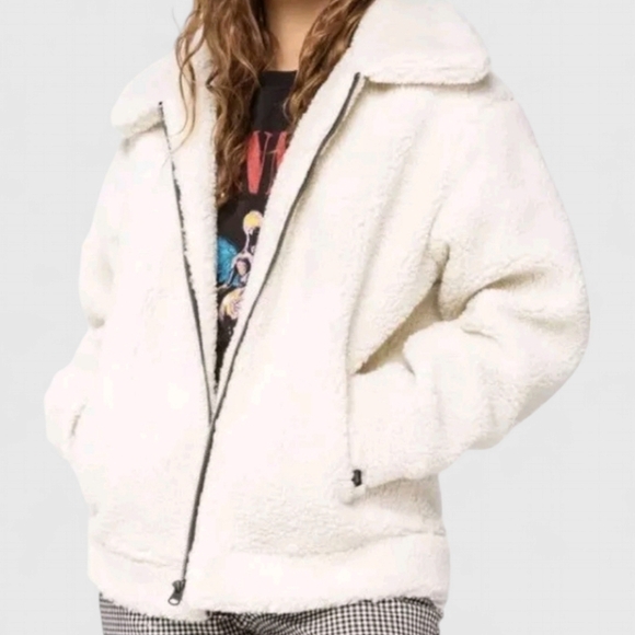 Vans Womens Snow Out Bone White Jacket Size XS-S - Picture 2 of 14